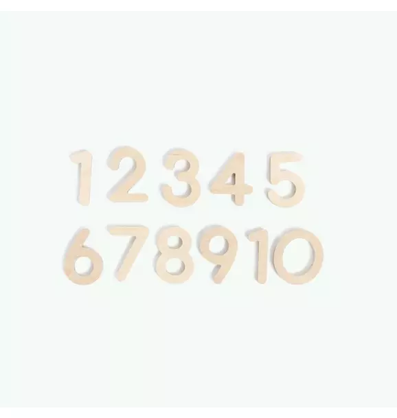 Wooden Numbers
