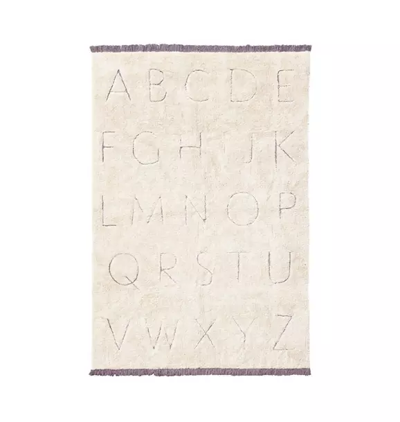 RugCycled Washable Rug ABC