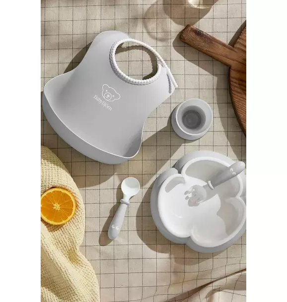 Baby Dinner Set, Gray