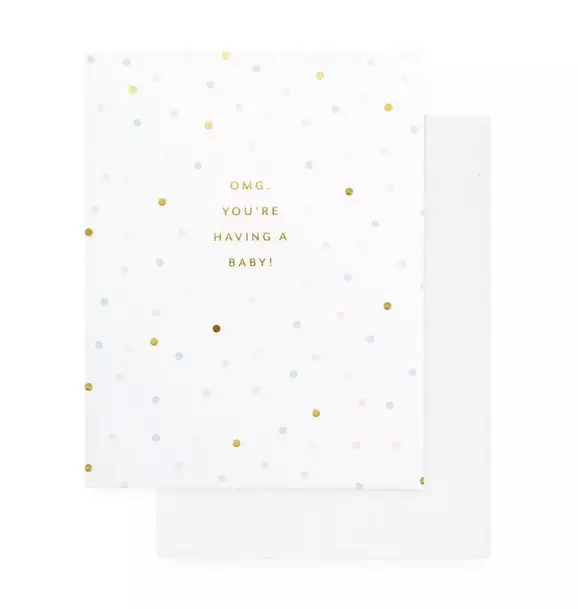 OMG You're Having a Baby Greeting Card