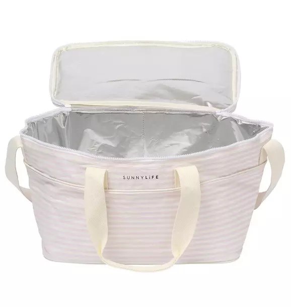 Light Cooler Bag - Lazy Days Pink Stripe