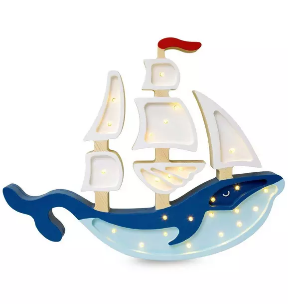 Whale Ship Lamp