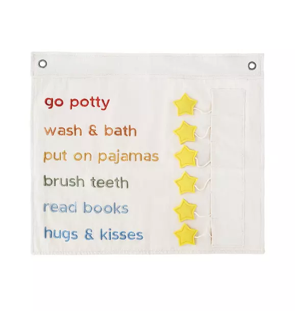 Bedtime To-Dos Wall Hanging