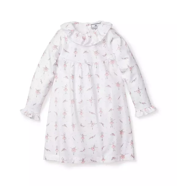 Girl's Twill Scarlett Nightgown in Sugar Plum Fairy