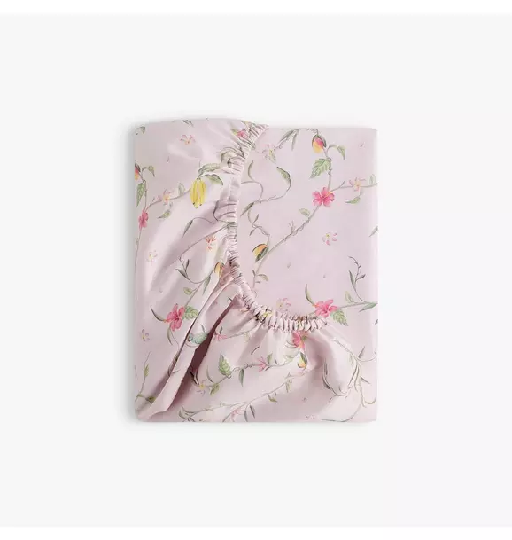 Dreaming of Paradise Crib Sheet- Ivory