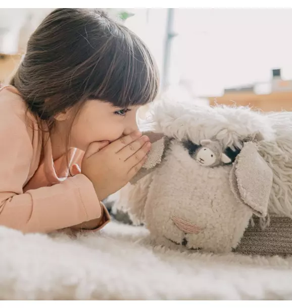 Woolable Basket Pink Nose Sheep