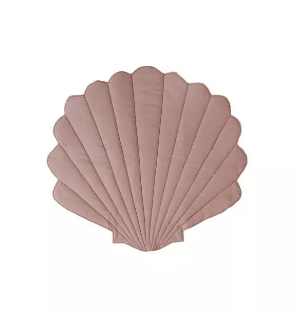Linen “Powder Pink” Shell Mat