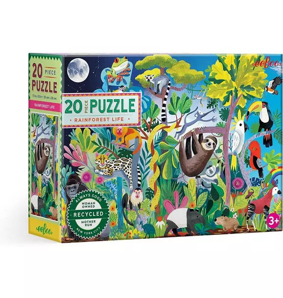 Rainforest Life 20 Piece Puzzle