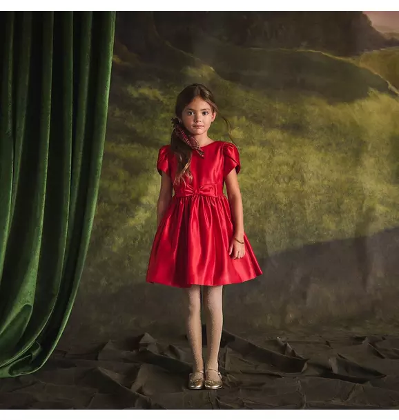 The Holiday Bow Dress