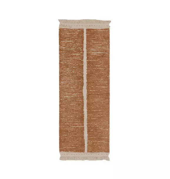 Reversible Washable Runner Rug Duetto Toffee