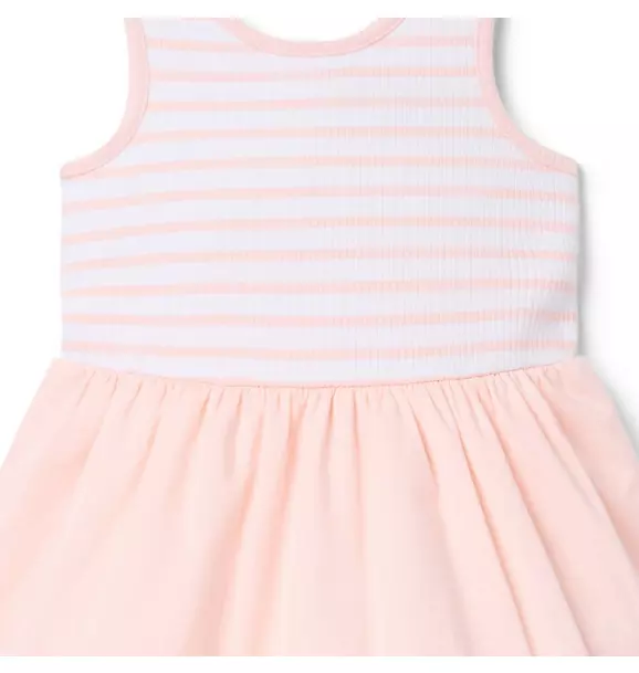 Striped Ruffle Hem Dress
