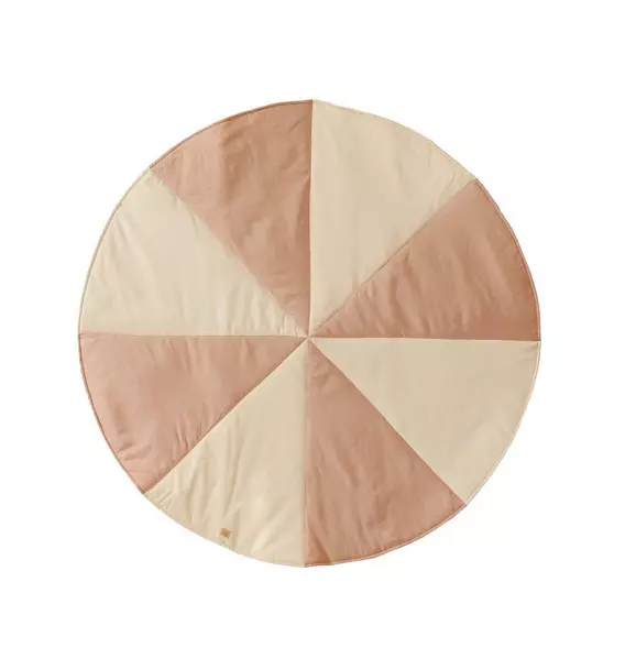 “Powder Candy” Round Patchwork Mat
