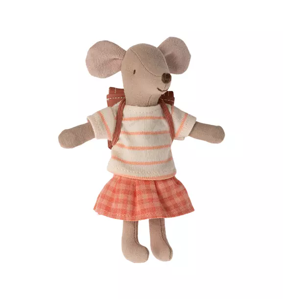 Tricycle Mouse, Big Sister - Coral