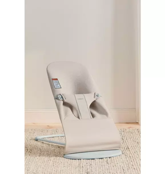 Baby Bouncer Bliss: 3D Jersey | Light Beige