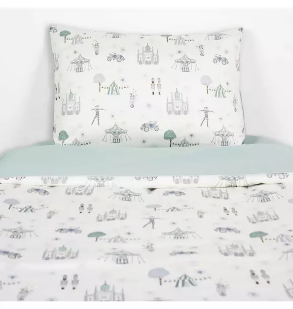 Adventures in Wonderland Twin Set - Aqua