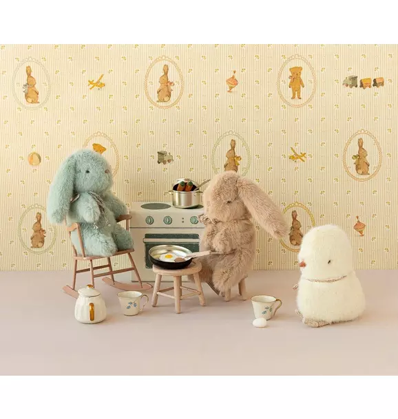 Plush Bunny, Mini - Cream Peach