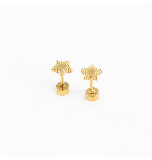 Beaded Star Earring