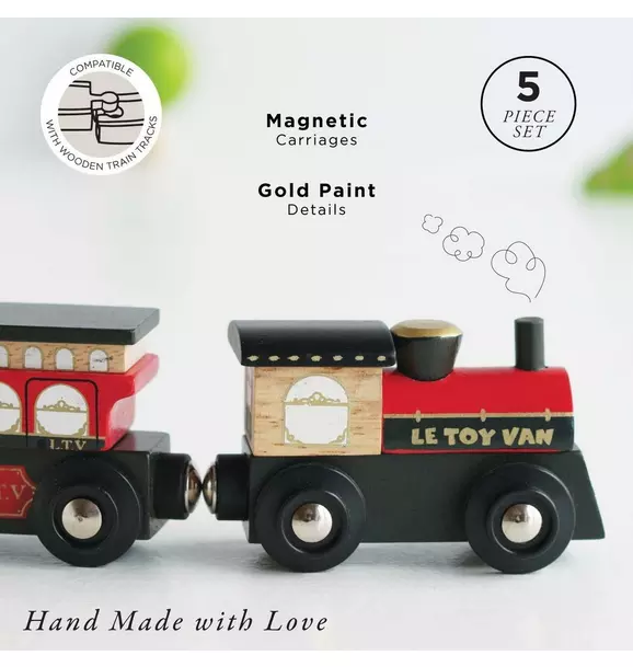 Red Royal Express Train & Carriages