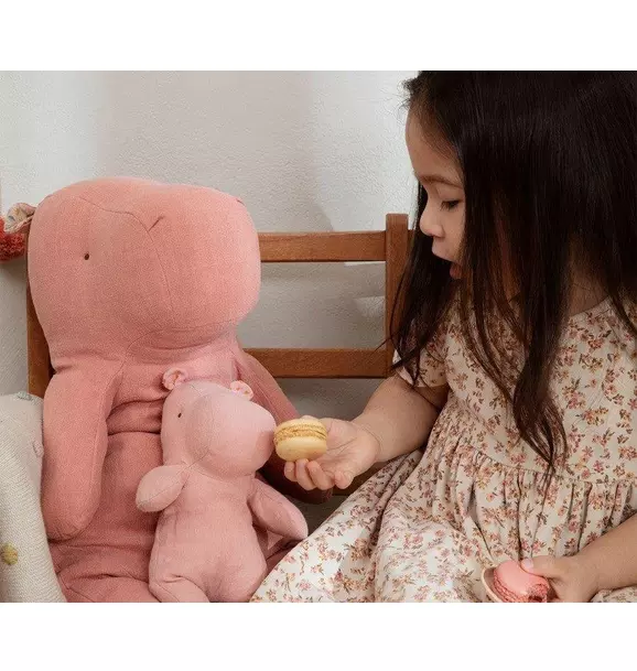 Hippo, Small - Soft Rose
