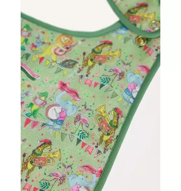 Musical Jubilee Bib in Green