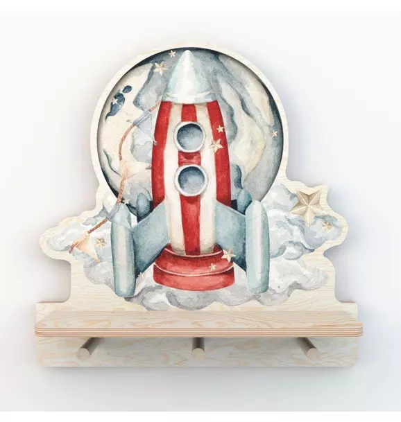 Rocketship Mini Shelf