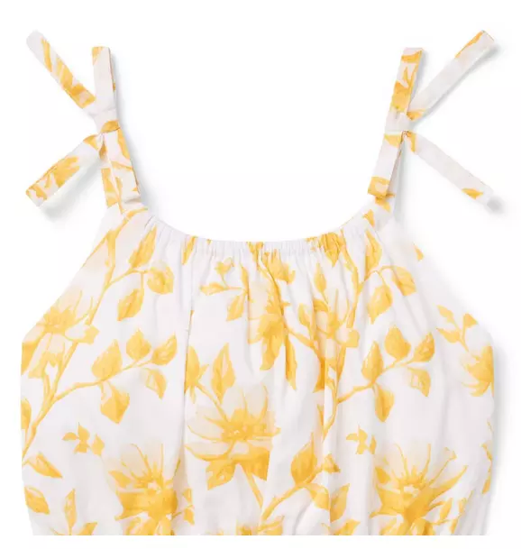 Floral Ruffle Romper