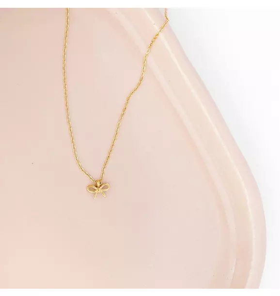 Bow Pendant Necklace