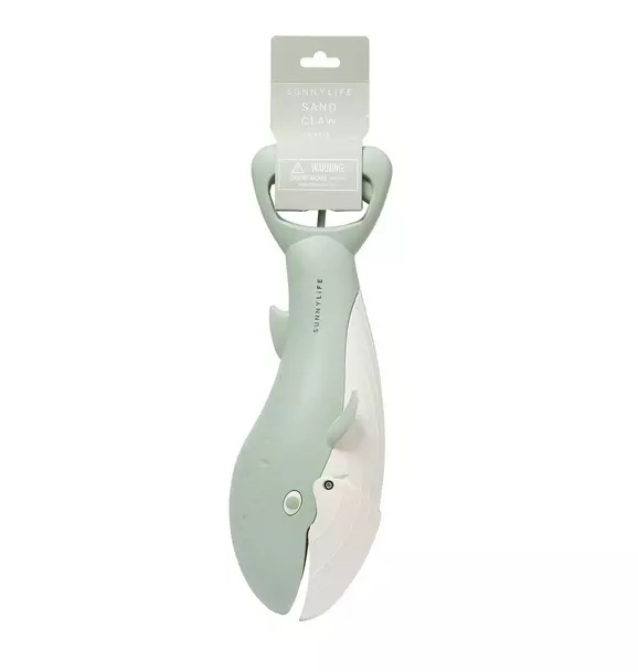 Sand Claws Scoop Toy: Whale - Green