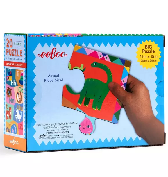 20 Piece Puzzle: Learn the Alphabet