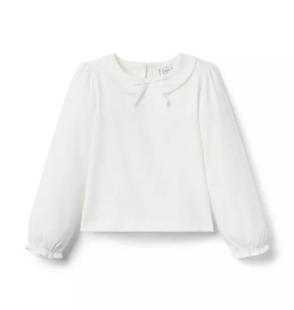 Bow Collared Top