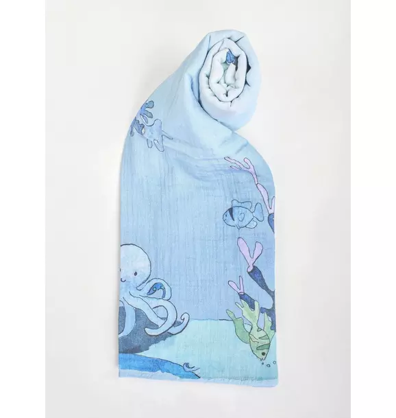 Under the Sea Shawl Blanket