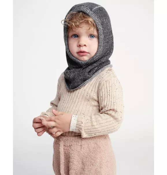 Balaclava Chunky - Black Melange