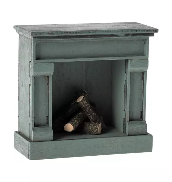 Fireplace, Mouse - Blue