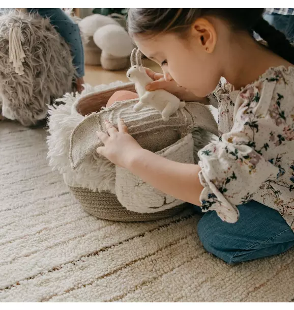 Woolable Basket Pink Nose Sheep