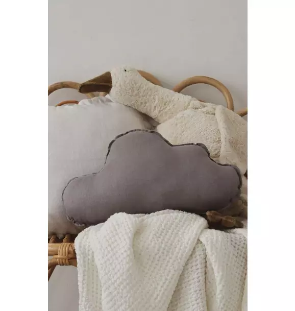 Linen “Grey” Cloud Pillow