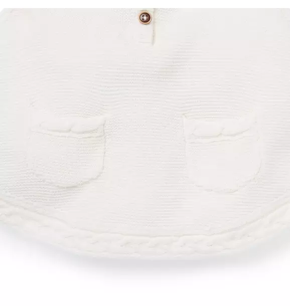 Baby Hooded Sweater Cape