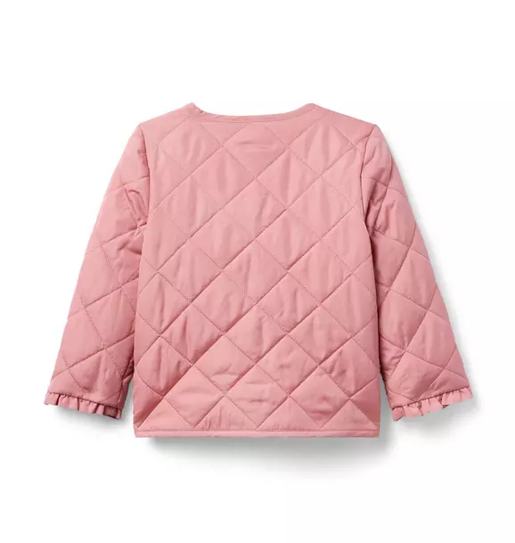The Quilted Ruffle Cuff Jacket