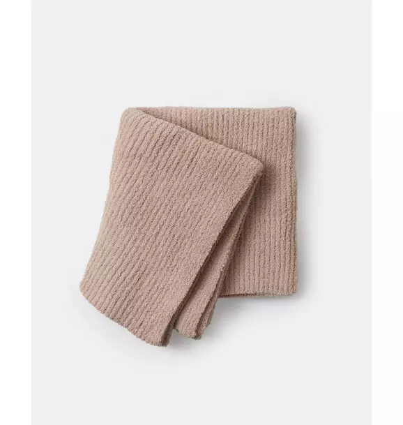 Ribbed Blanket Fuzzy - Pecan