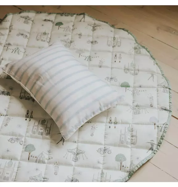 Adventures in Wonderland Play Mat - Aqua