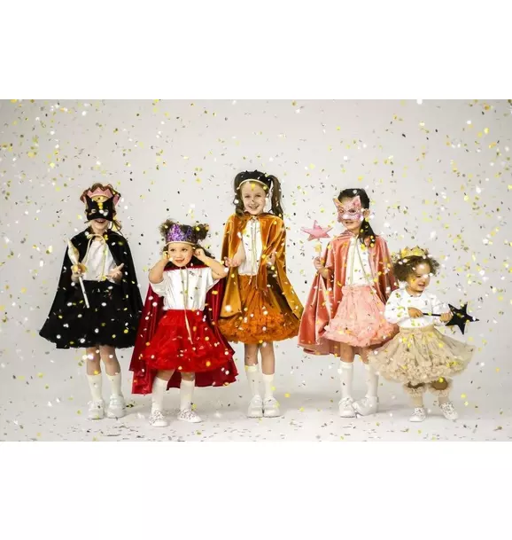 "Gold Sequins” Cat mask