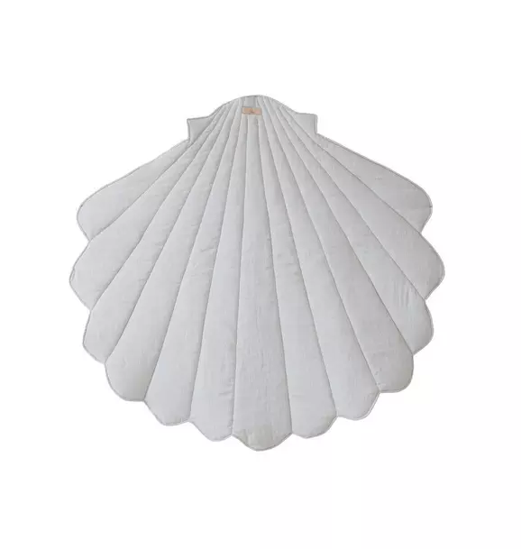 Linen “Sand” Shell Mat