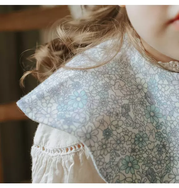 Enchanted Wildflower Winglet Bib - Ivory