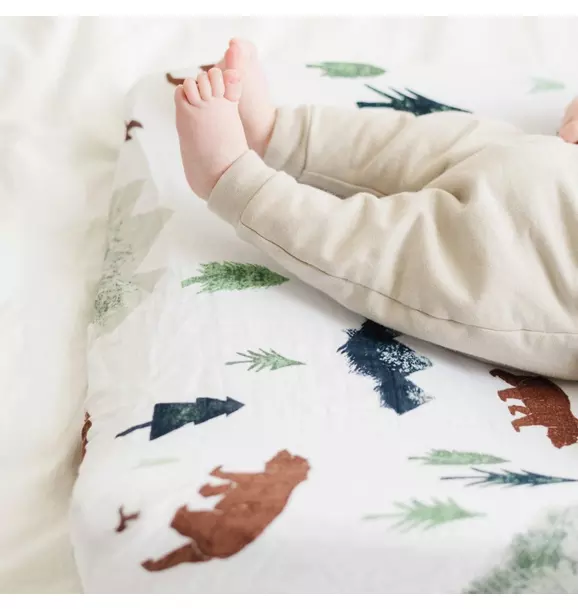 Cotton Muslin Changing Cover Yosemite