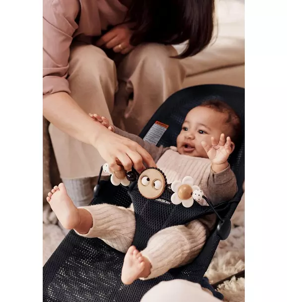 Bouncer Toy: Googly Eyes Black + White