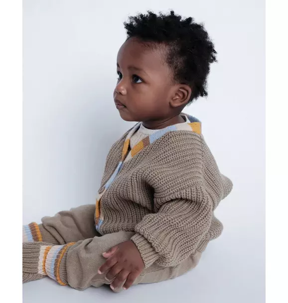 Cardigan Chunky - Olive