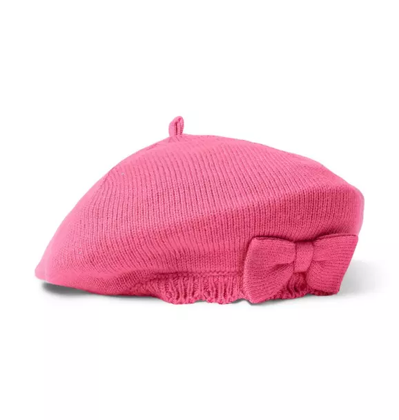 Sweater Bow Beret