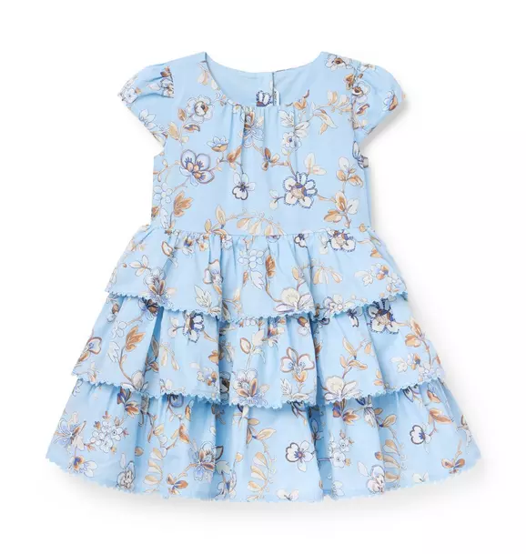 Floral Tiered Ruffle Dress