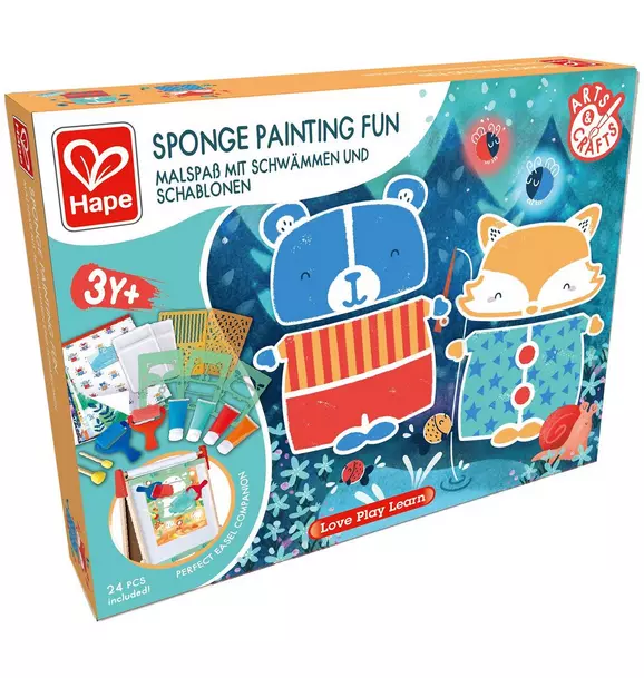 Sponge Painting Fun