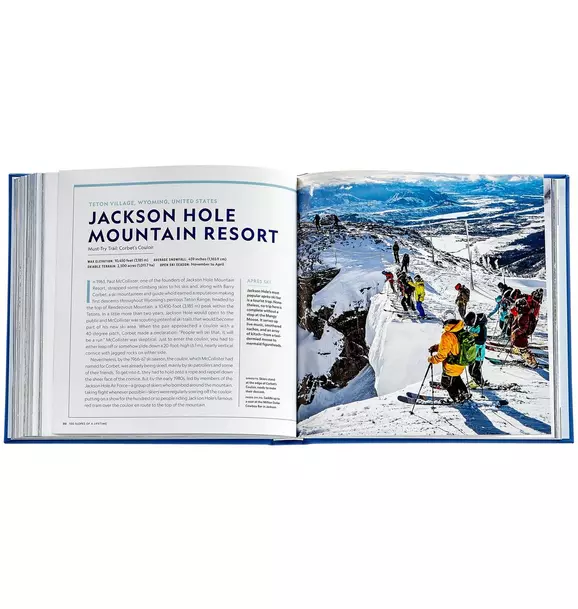 100 Slopes of a Lifetime: The World's Ultimate Ski and Snowboard Destinations Leather Bound Edition