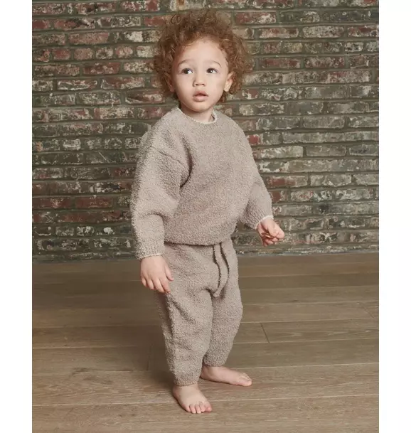 Boxy Sweater Fuzzy - Taupe